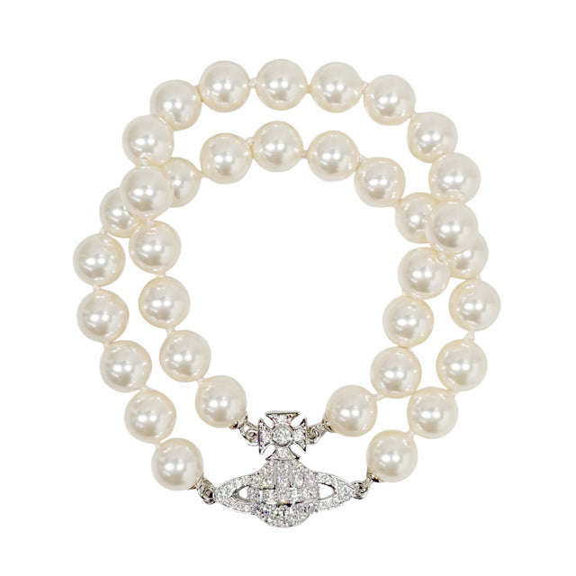 Vivienne Westwood Graziella Pearl Bracelet 6103006M 02P132 P132