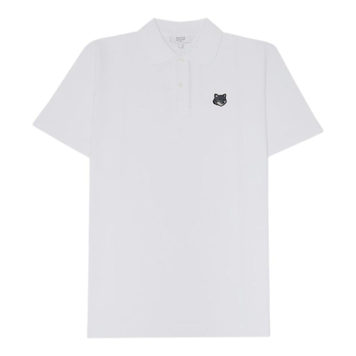 Maison Kitsune Fox Head Men’s Short Sleeve Polo Shirt