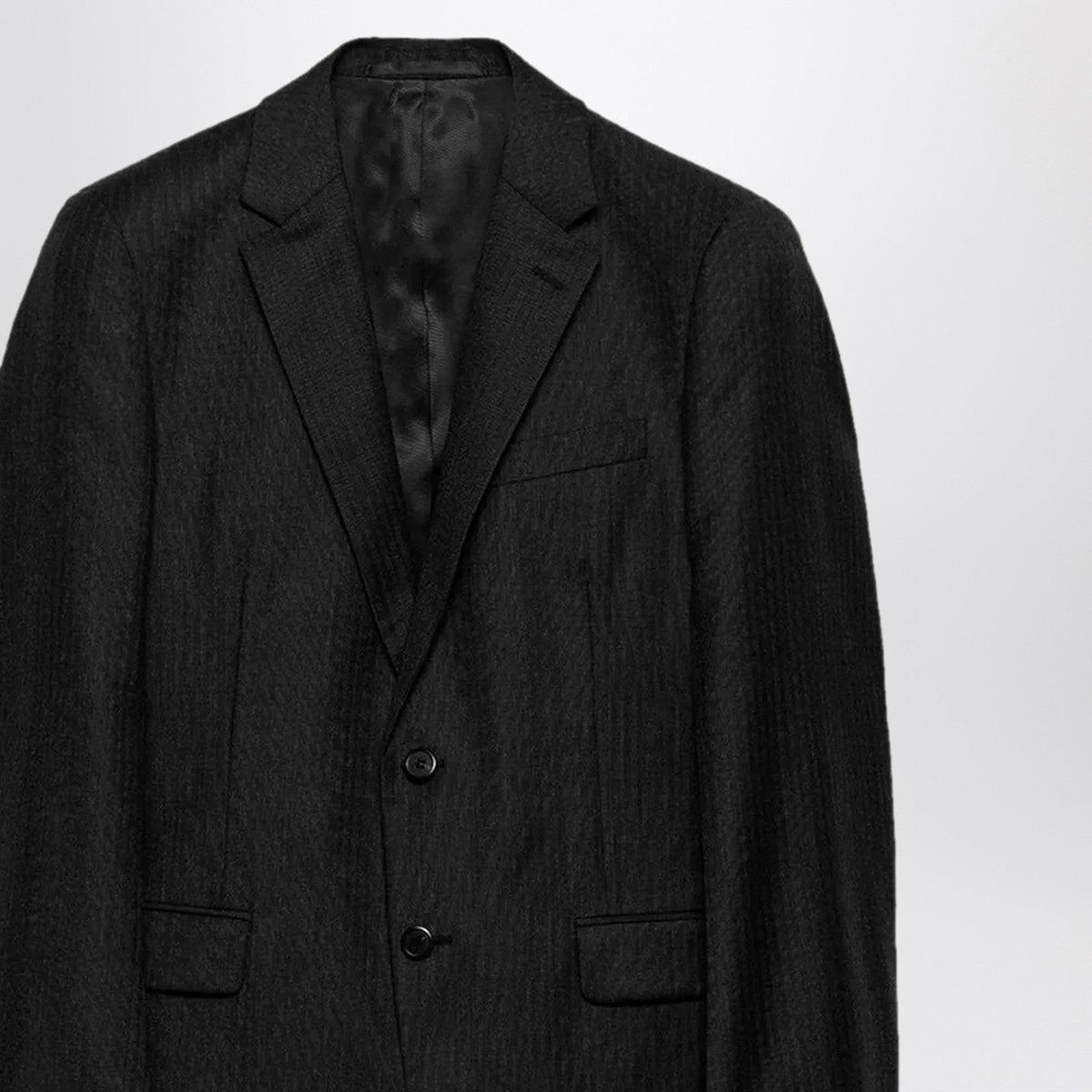 PRADA Wool Blend Navy Blazer Men’s Suit Jacket