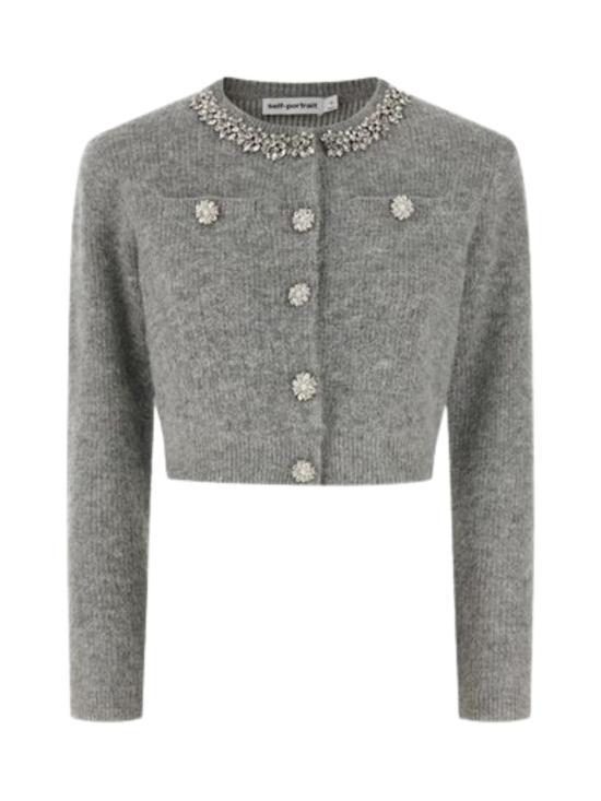 Self Portrait 26SS Jacket for Women RS26123CBGREY DOM