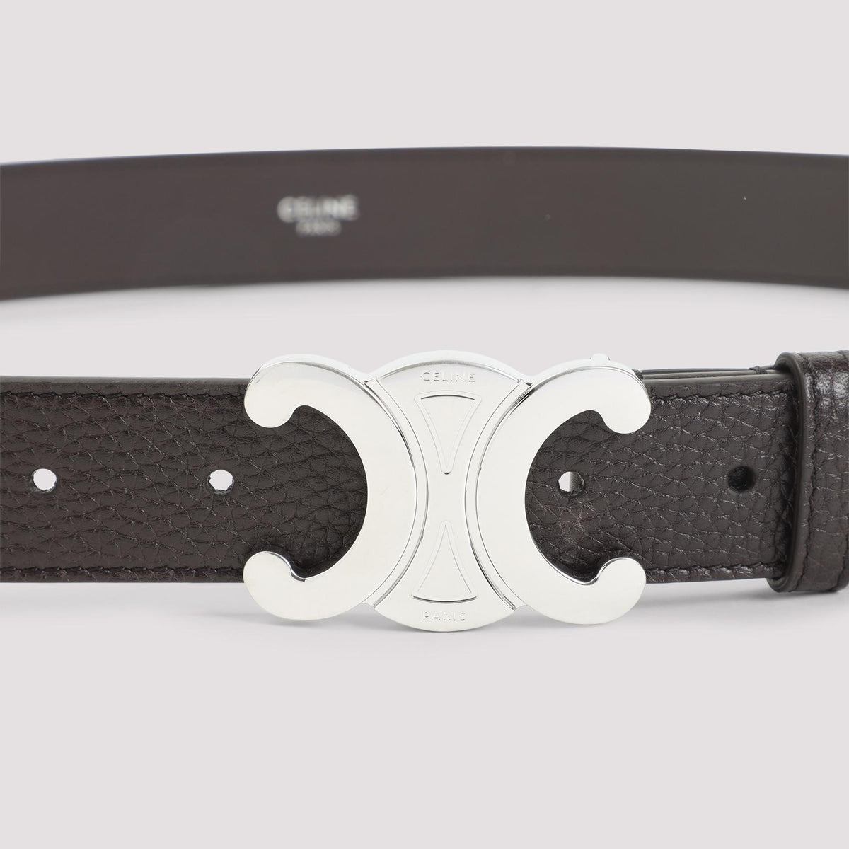 CELINE Leather Belt Black Men’s Accessory
