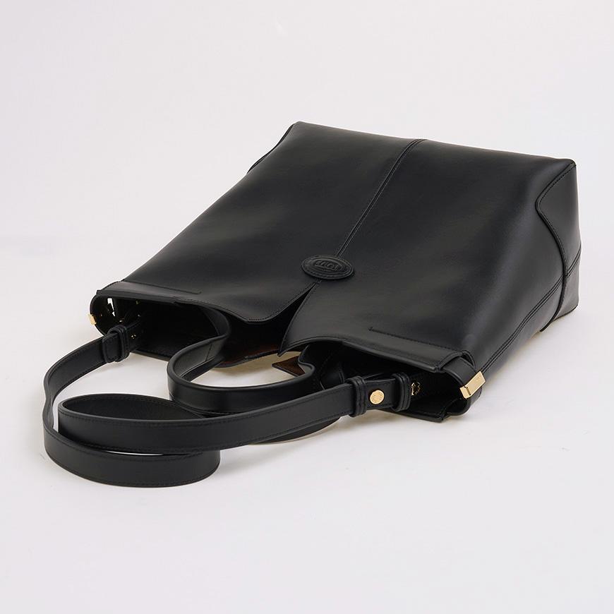 Tods Di Folio Tote Bag S Black Women’s XBWDBMAT200 ROR B999