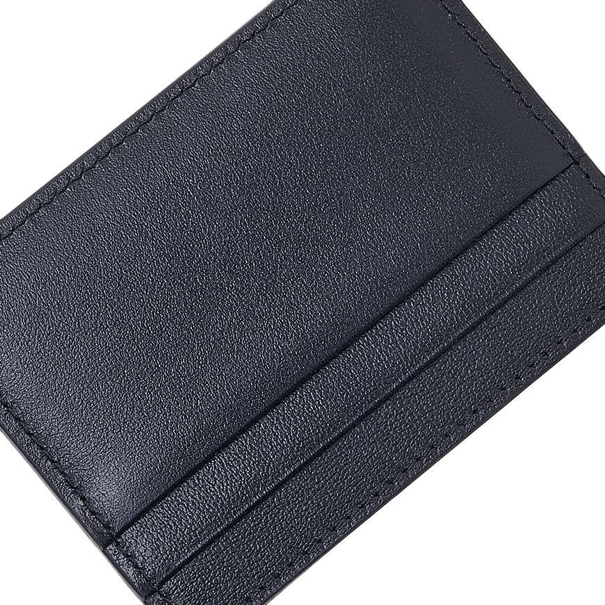 VALENTINO Garavani V-Logo Leather Card Holder for Men