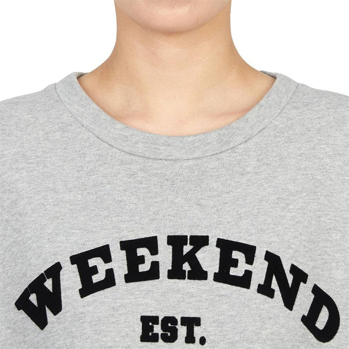 Max Mara fleece-lined teddy bear graphic sweatshirt