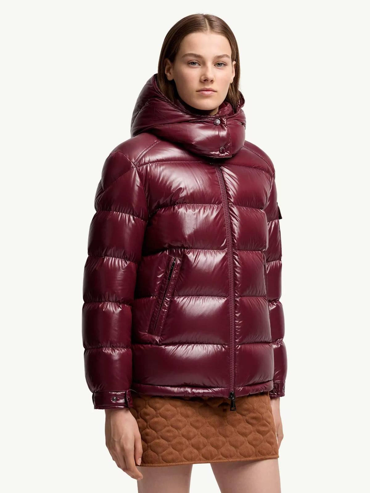 Moncler Black Down Puffer Jacket for Women