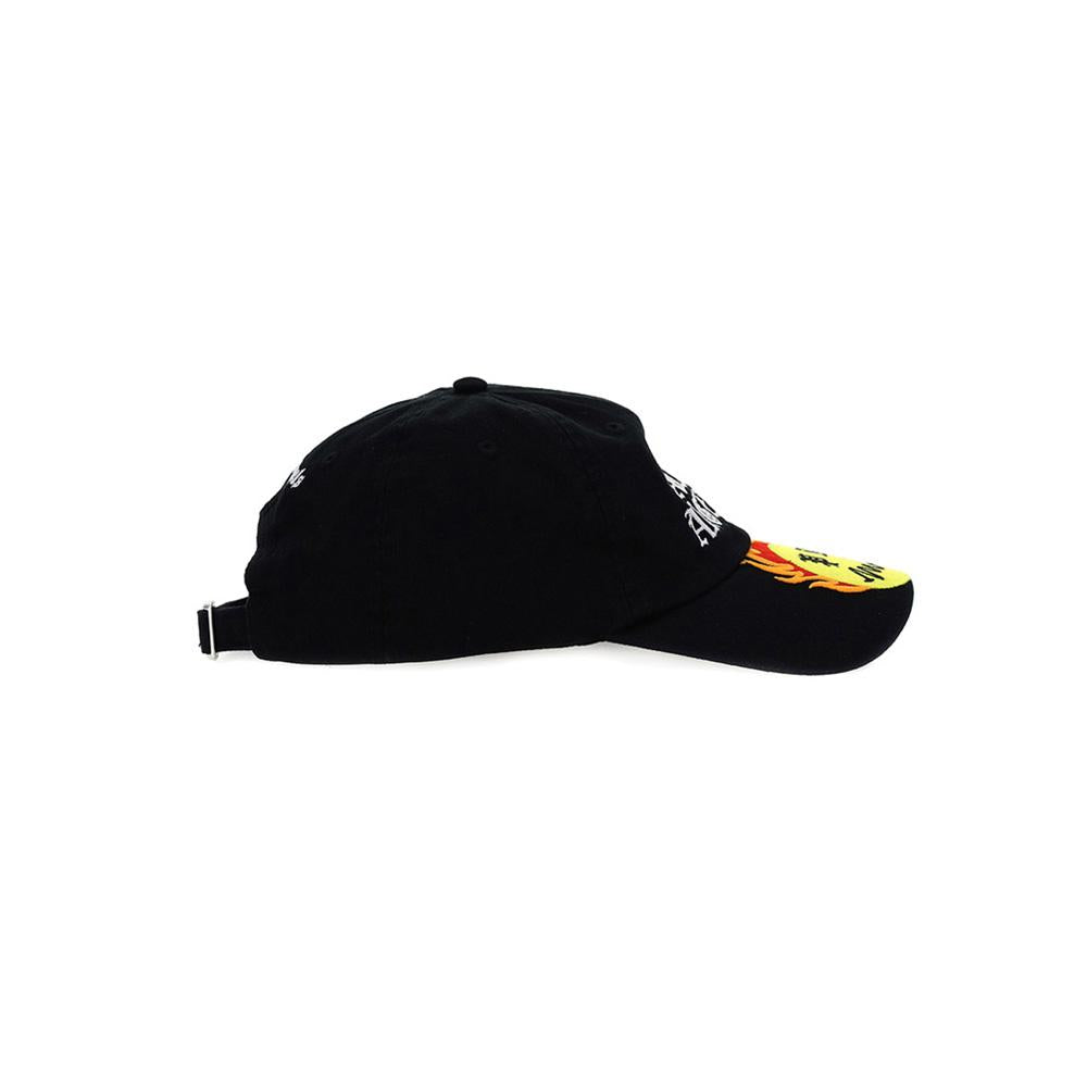 Palm Angels 15th Anniversary Burning Head Black Baseball Cap