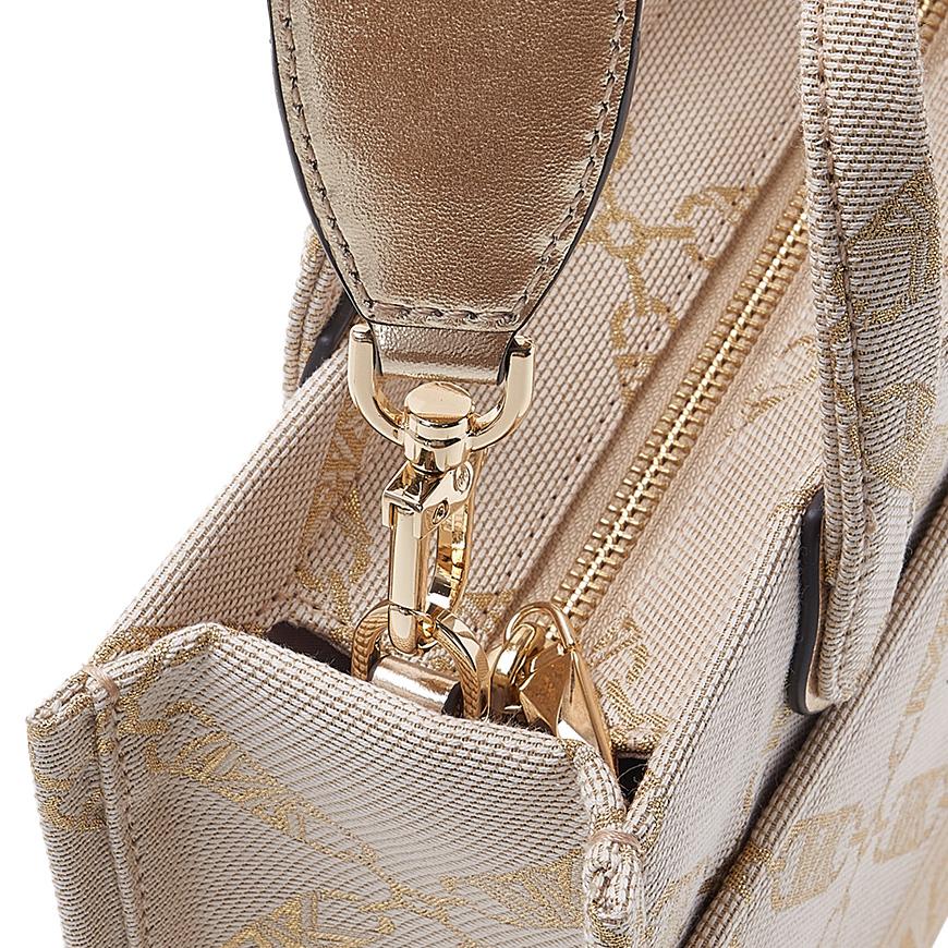 Michael Kors Women’s Gigi Empire Logo Jacquard Tote Bag