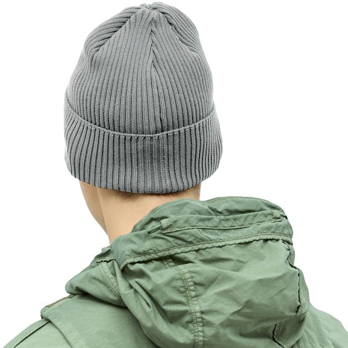 CP Company Gray Knit Beanie Hat for Men 18CMAC016A 000727A M93