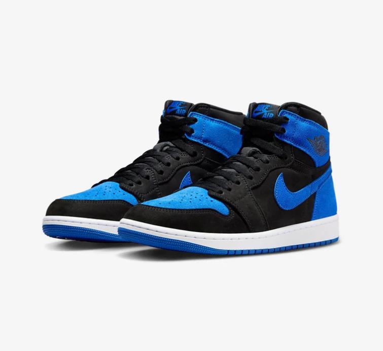 Air Jordan Retro 1 High OG Royal Reimagined Sneakers for Men DZ5485 042