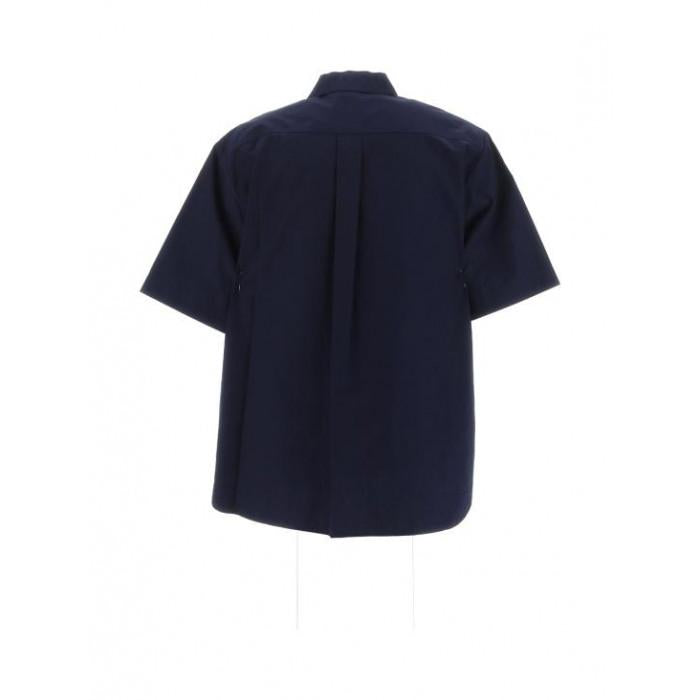 DANTON Cotton Poplin Work Shirt Navy DTB0049 CPL