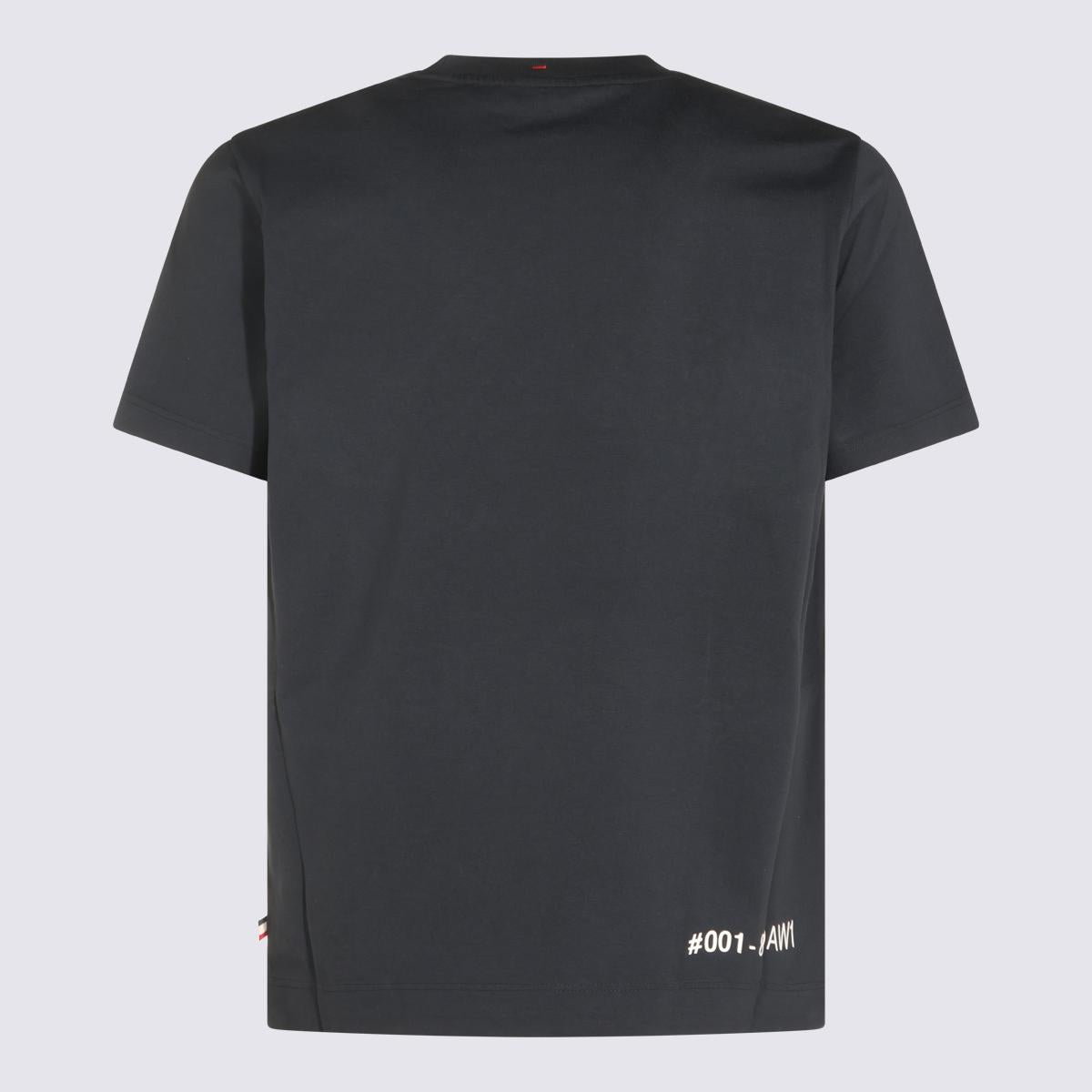 Moncler Black Cotton Crewneck Short Sleeve T-Shirt Men