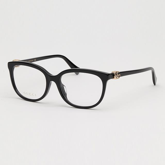 GUCCI Black Acetate Asian Fit Unisex Eyeglass Frames
