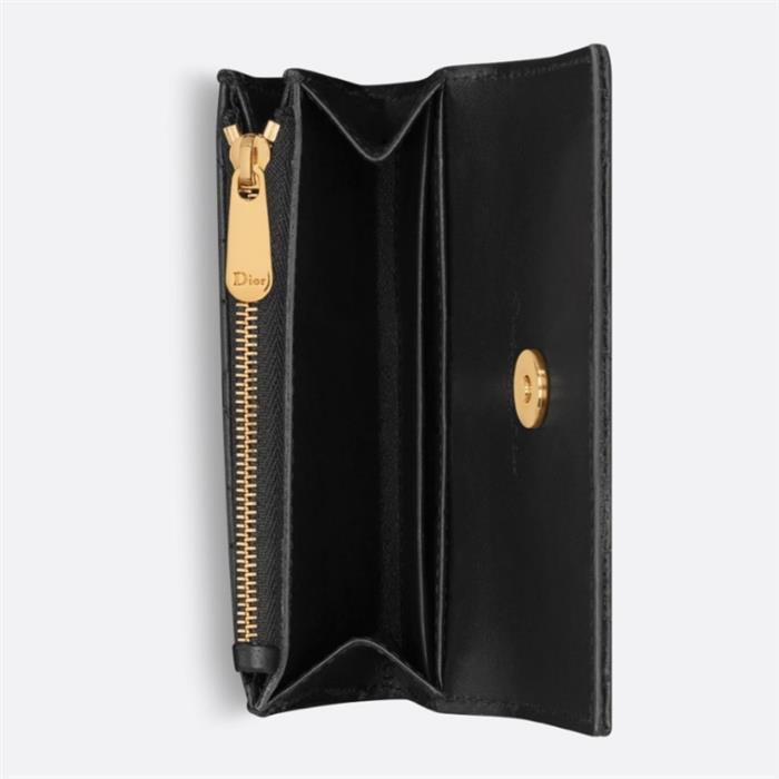 DIOR Jolie Glycine Leather Compact Wallet S3102UNJB