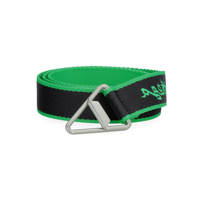 Bottega Veneta Green/Black Buckle Embroidered Belt