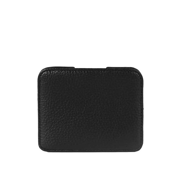 Vivienne Westwood Half Moon Leather Card Holder Black