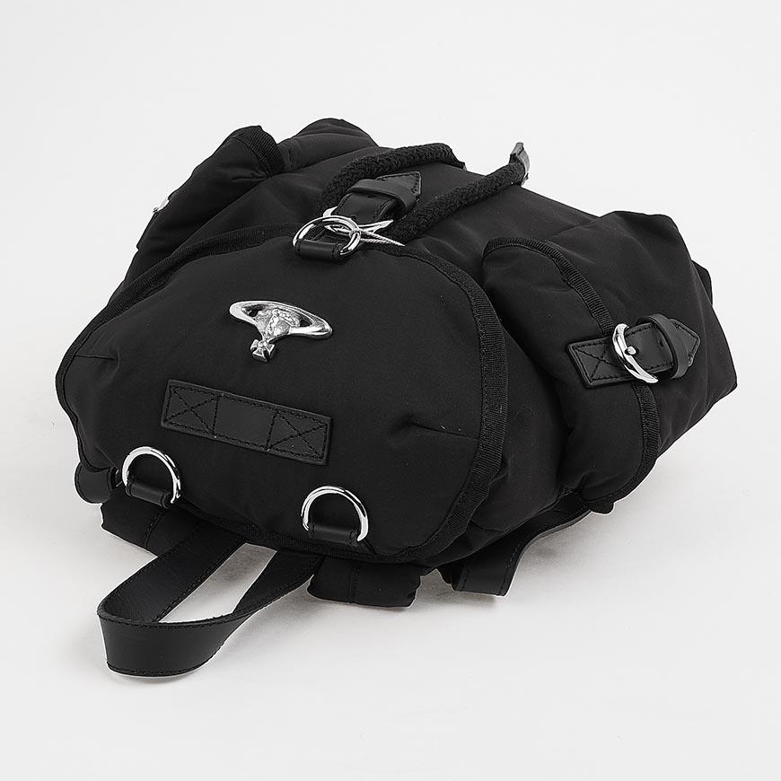 Vivienne Westwood Highland Small Backpack Black Women’s Leather