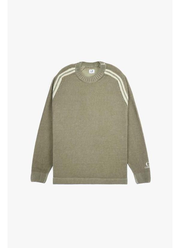 CP Company Cotton Chenille Double Cold-Dye Crewneck Sweater