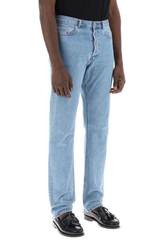 A.P.C. Indigo Cotton Denim Jeans Men’s Straight Leg Pants COGYHH09080IAB DOM
