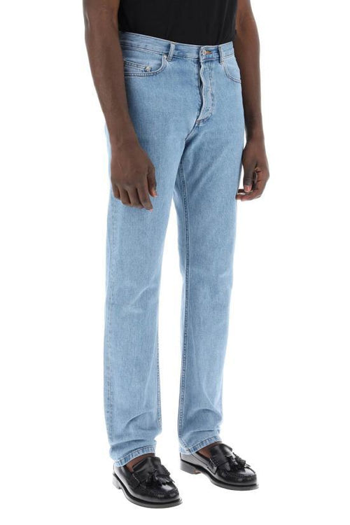 A.P.C. Indigo Cotton Denim Jeans Men’s Straight Leg Pants COGYHH09080IAB DOM