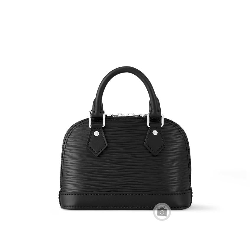 Louis Vuitton Epi Leather Nano Alma Tote Bag Black Unisex