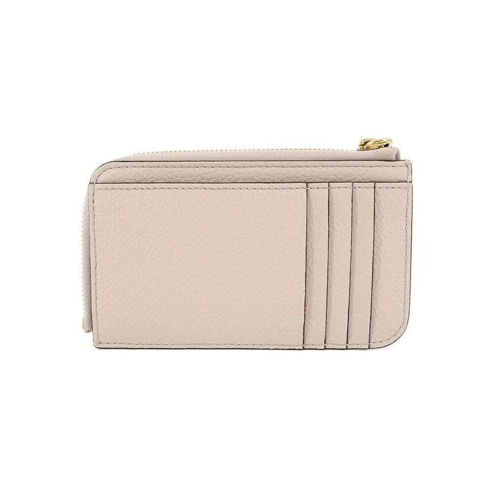 Chloe Alphabet Small Coin Card Holder Wild Grey Leather Wall CHC21 WP944 F57 084