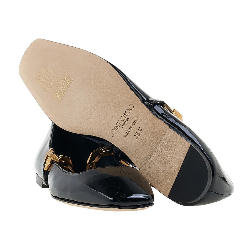 Jimmy Choo Diamond Tilda Flat Shoes for Women DIAMOND TILDA FLAT SOP BLACK