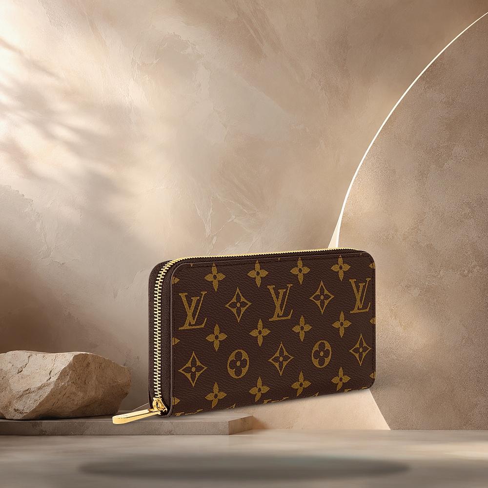 Louis Vuitton Fuchsia Pink Zippy Wallet Bifold Wallet