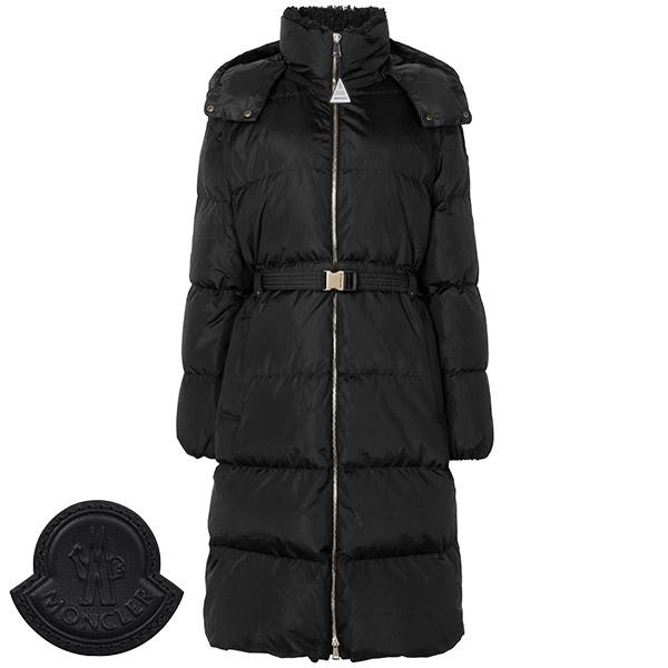 Moncler Black Briant Goose Long Down Jacket 1C00024 539ZD 999