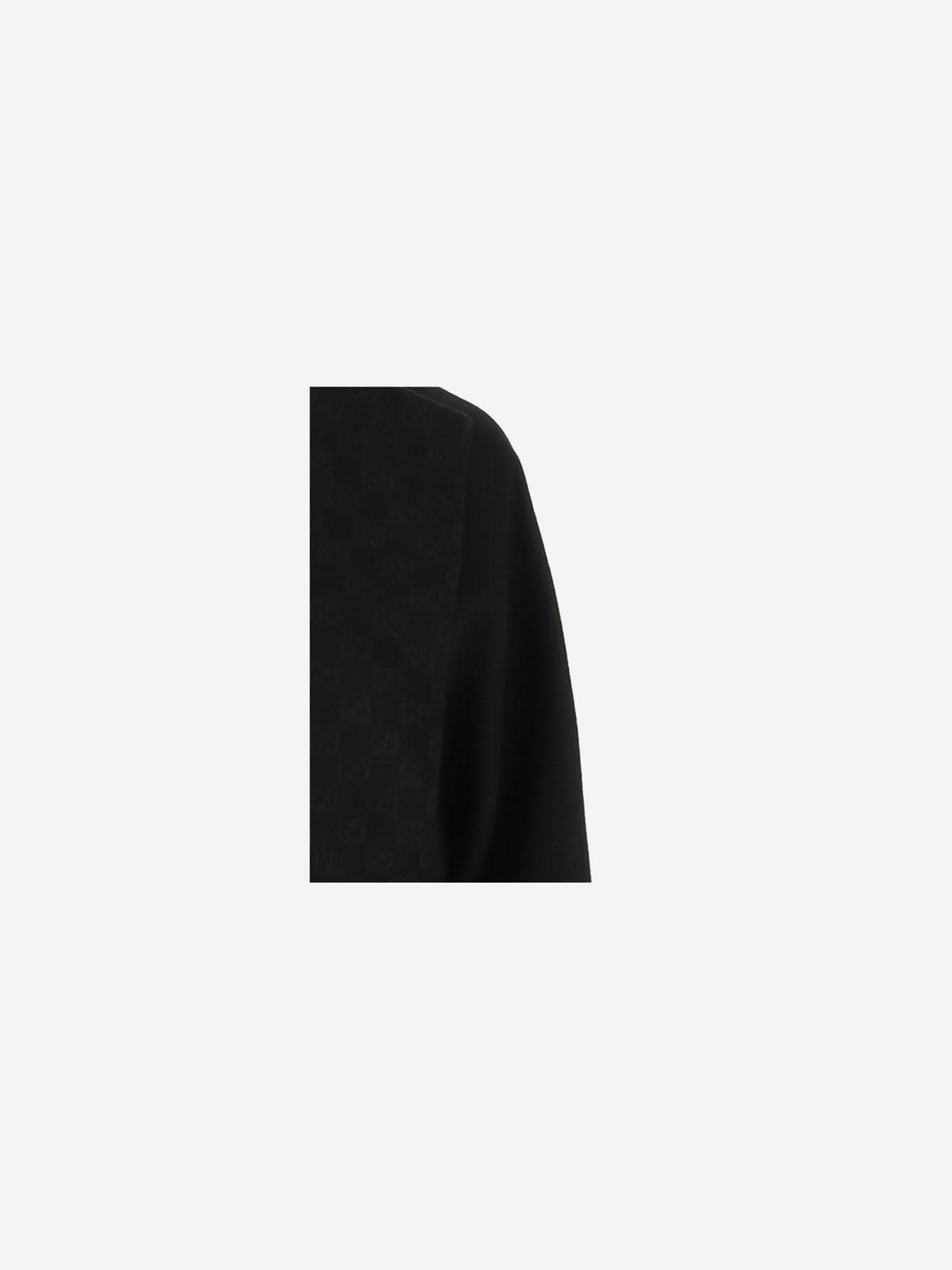 GUCCI Black Wool Cashmere Long Coat