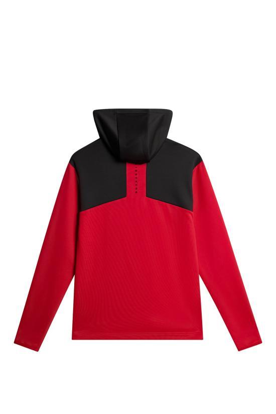 J LINDEBERG Women's Hoodie Pullover Sweatshirt GMJS15092G131 BARBADOS CHERRY DOM