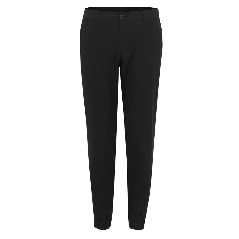 J LINDEBERG Logo Cuff Golf Jogger Pants Black Men's Classic Pants
