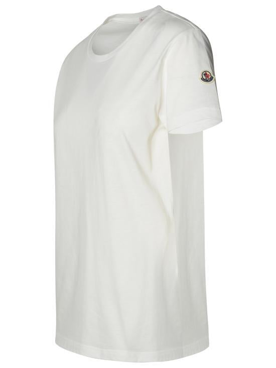 Moncler Cotton Jersey T-Shirt White Women’s 8C73200 V80580