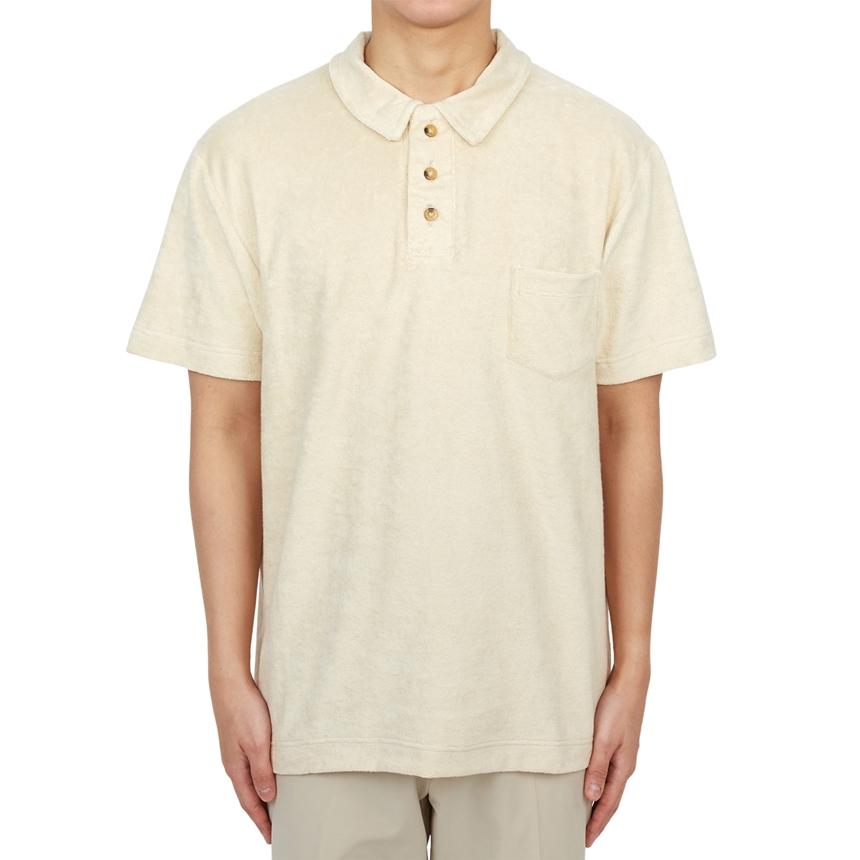 HOWLIN Men’s Polo Short Sleeve T-Shirt Sandshell
