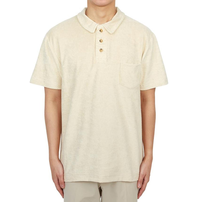 HOWLIN Men’s Polo Short Sleeve T-Shirt Sandshell