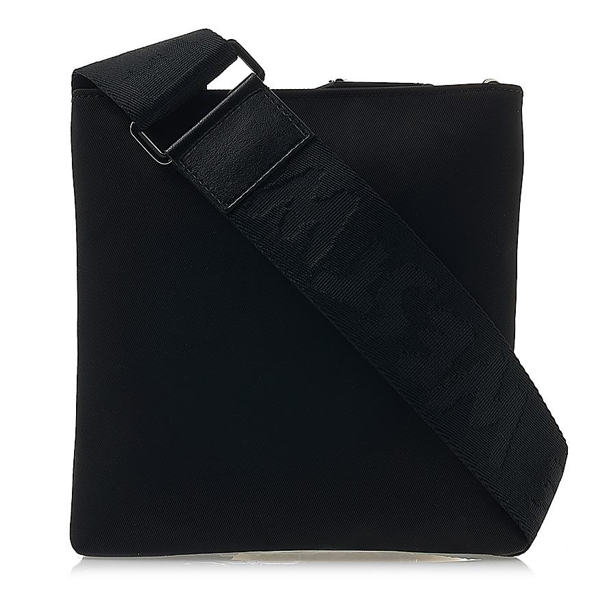 Vivienne Westwood Men’s Square Crossbody Bag Black Leather
