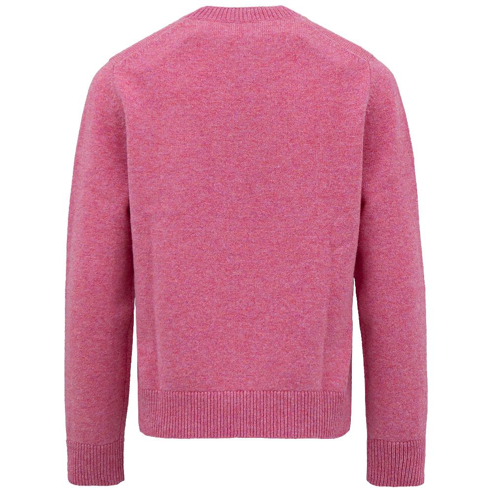 Maison Kitsune Baby Fox Lambswool Regular Rose Sweater Women PW00817 KT1006 0327