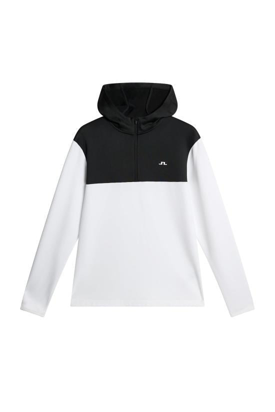 J LINDEBERG Women’s Hoodie Pullover Sweatshirt GMJS150920000 WHITE DOM