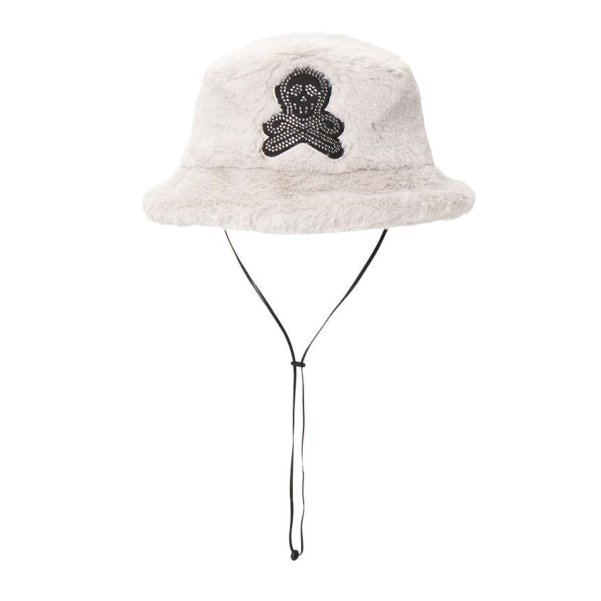 MARK&LONA Faux Fur Bucket Hat Unisex 5C FC16 WHITE