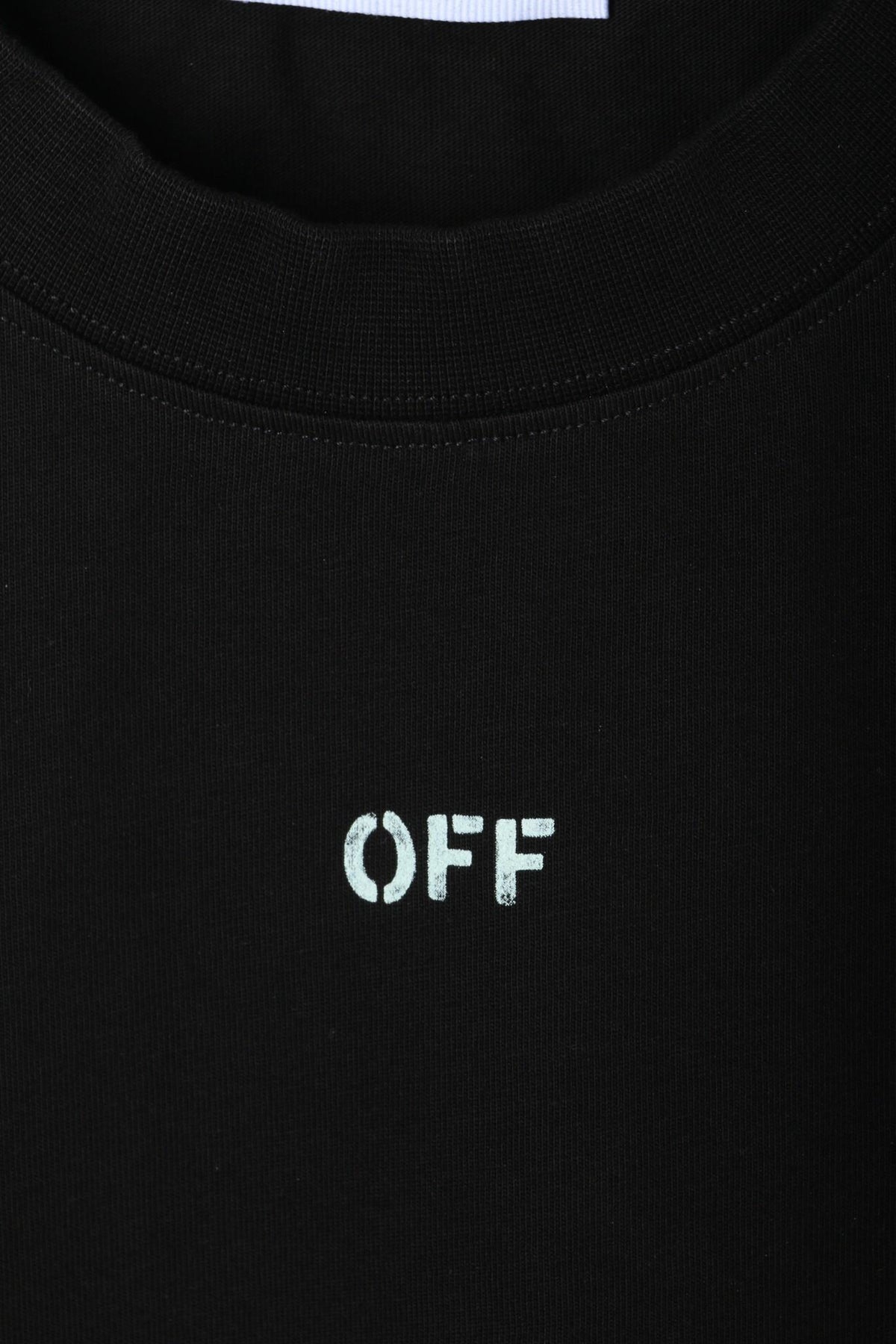 OFF WHITE Black Vibe Arrow Long Sleeve T-Shirt Unisex OMAB086S25JER0031041