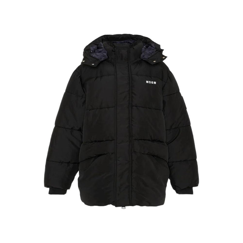 MSGM Women’s Nylon Puffer Jacket Black