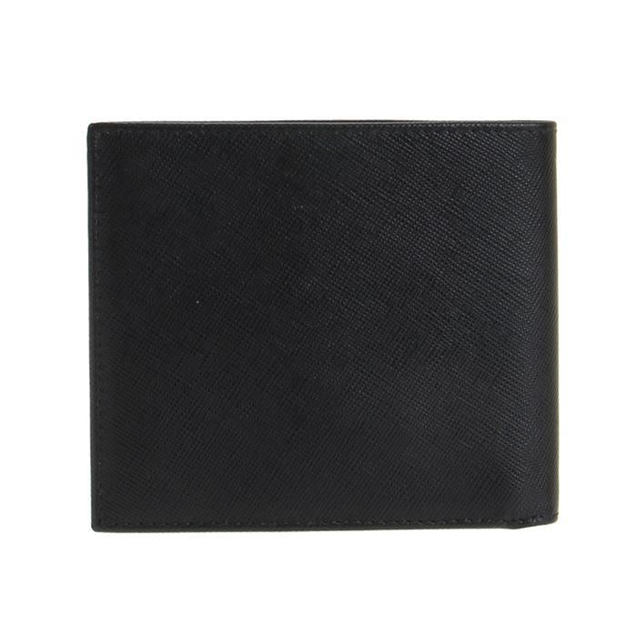 PRADA Saffiano Leather Men’s Bifold Wallet Black