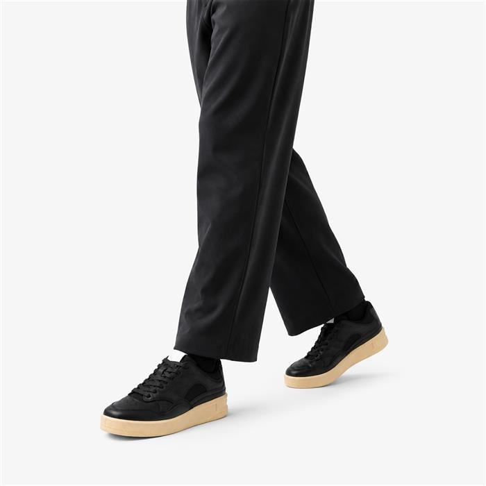 JIL SANDER Leather Panel Low-Top Sneakers for Men