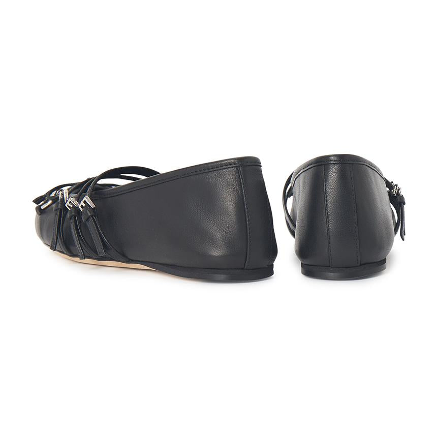 GUCCI Horsebit Leather Flats Black Women’s Flat Shoes