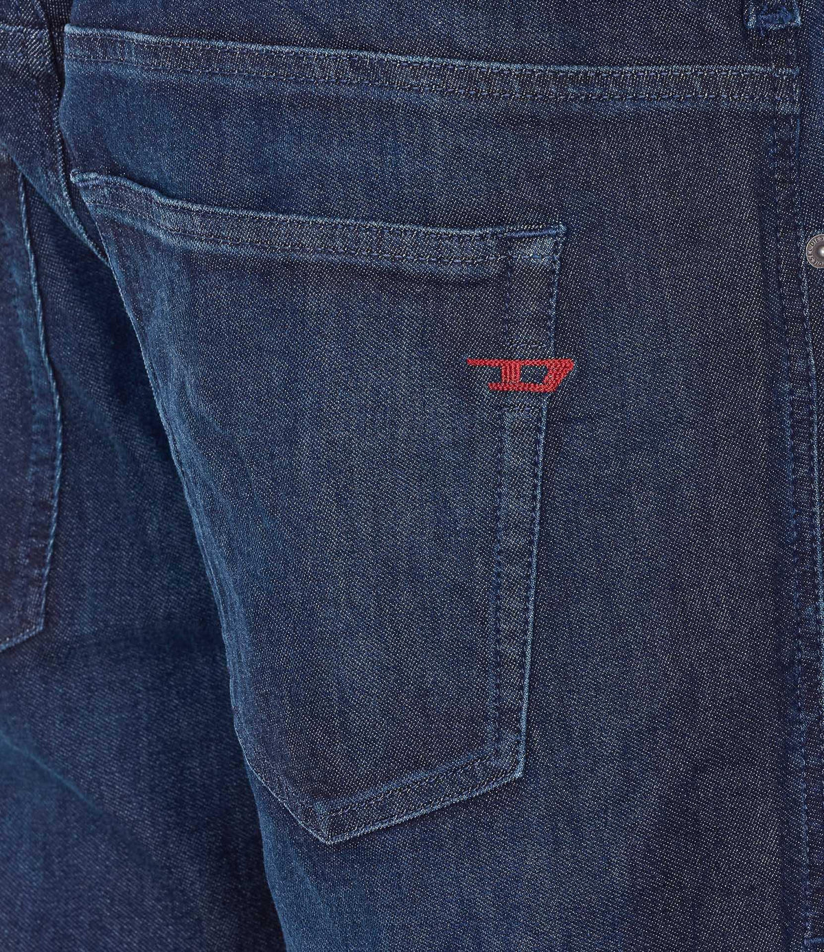 DIESEL Black Slim Fit Denim Jeans for Men