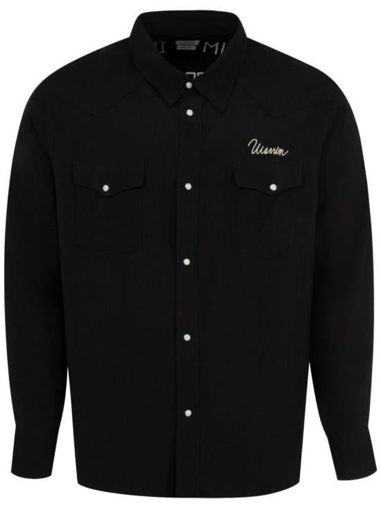 Visvim Long Sleeve Shirt 0124205011011BLACK DOM