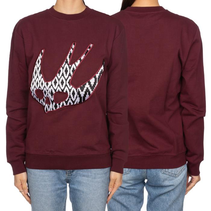 Alexander Mcqueen Swallow Embroidered Sweatshirt for Women 348190