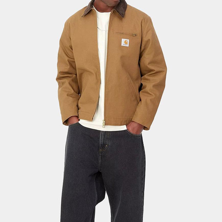 CARHARTT WIP Men’s Detroit Jacket Black Canvas Workwear