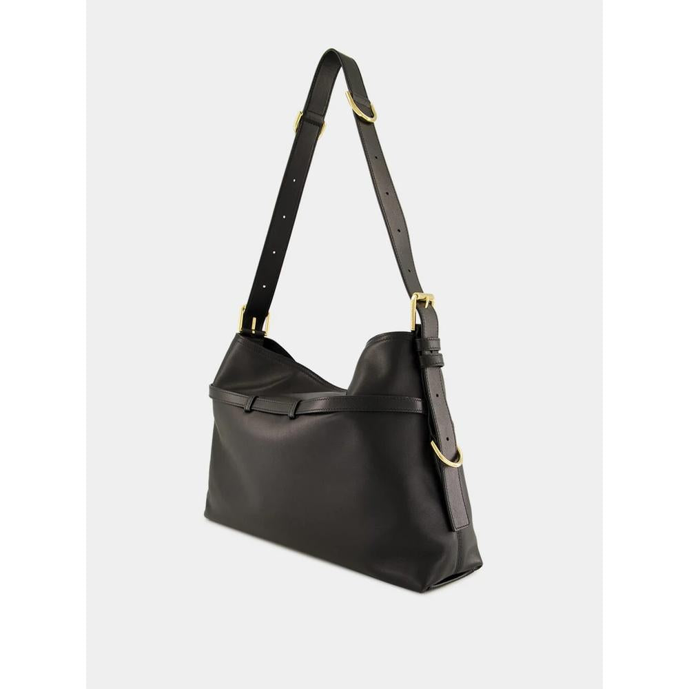 GIVENCHY Black Leather Medium Shoulder Bag