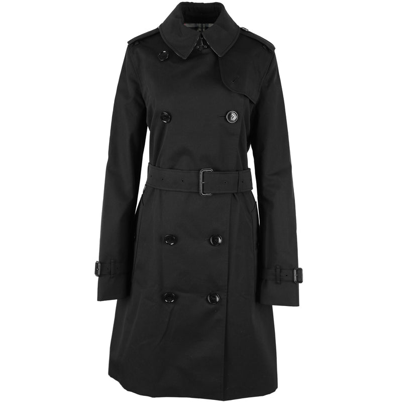 BURBERRY Black Kensington Trench Coat