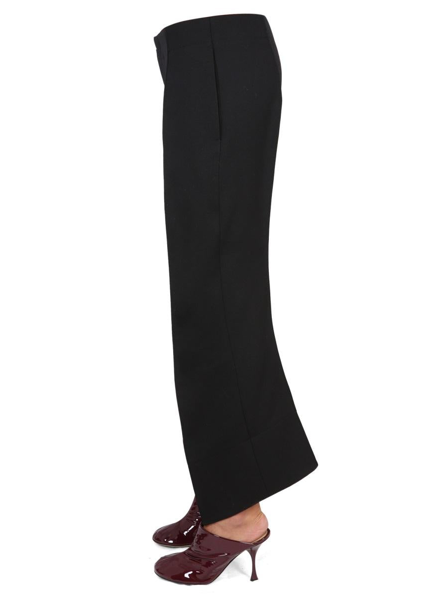 Bottega Veneta Black Wool Trousers Classic Pants